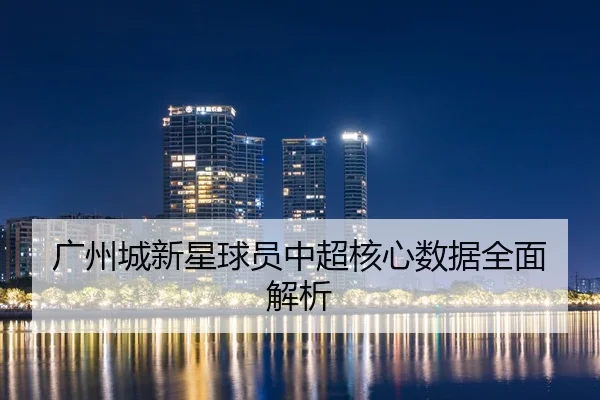 广州城新星球员中超核心数据全面解析